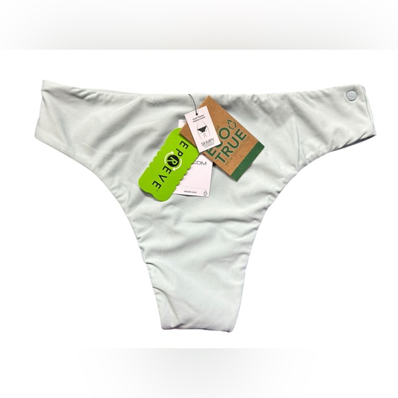 VOLCOM women’s skimpy coverage eco friendly bikini swim bottoms size S NWT - Picture 5 of 7